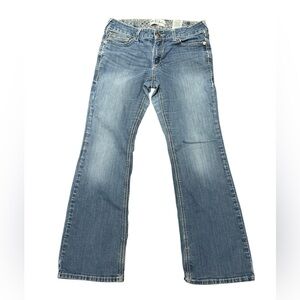 Ariat Light Blue Mid Rise Bootcut Women's Jeans in 33R